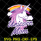 MTD04042103-Unicorn Mom svg, Mother's day svg, eps, png, dxf digital file MTD04042103.jpg