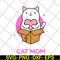 MTD04042109-Cat mom svg, Mother's day svg, eps, png, dxf digital file MTD04042109.jpg