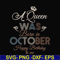 BD0081-A Queen Was Born In October Happy Birthday To Me svg, png, dxf, eps digital file BD0081.jpg