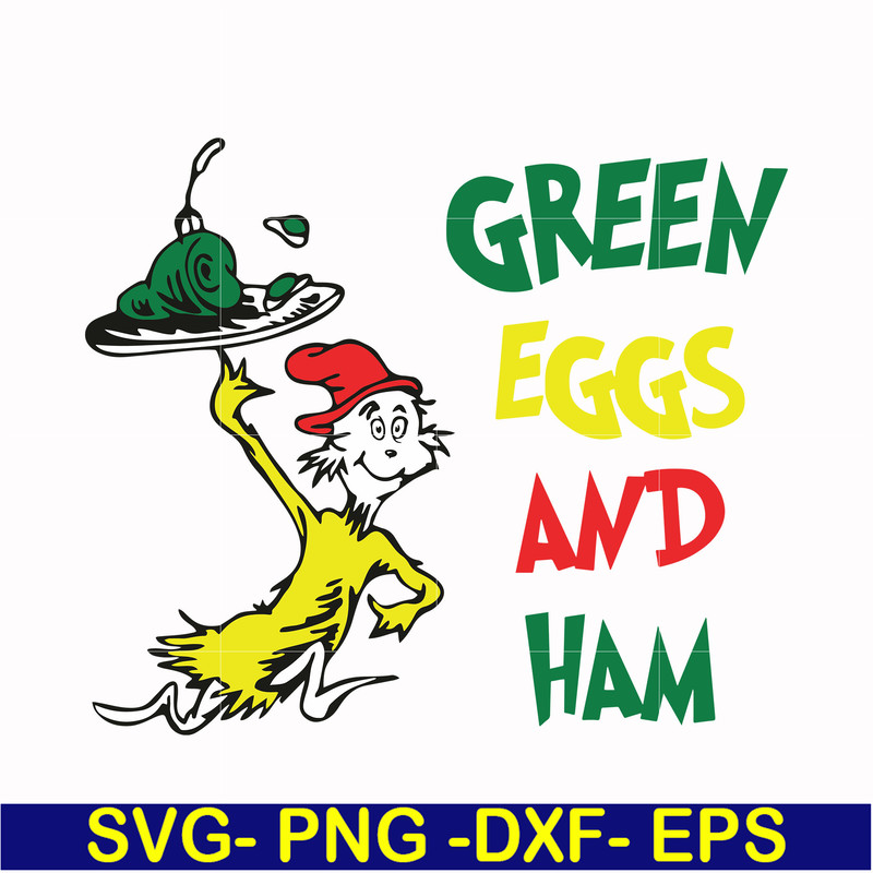 DR000102-Green eggs and ham svg, png, dxf, eps file DR000102.jpg