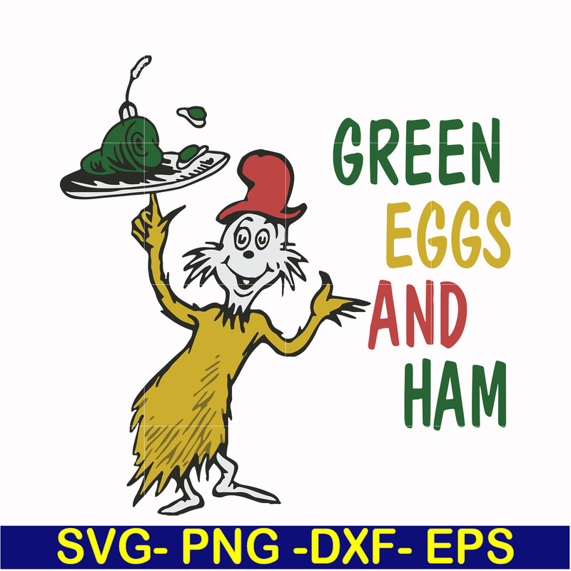 DR000126-Green eggs and ham svg, png, dxf, eps file DR000126.jpg