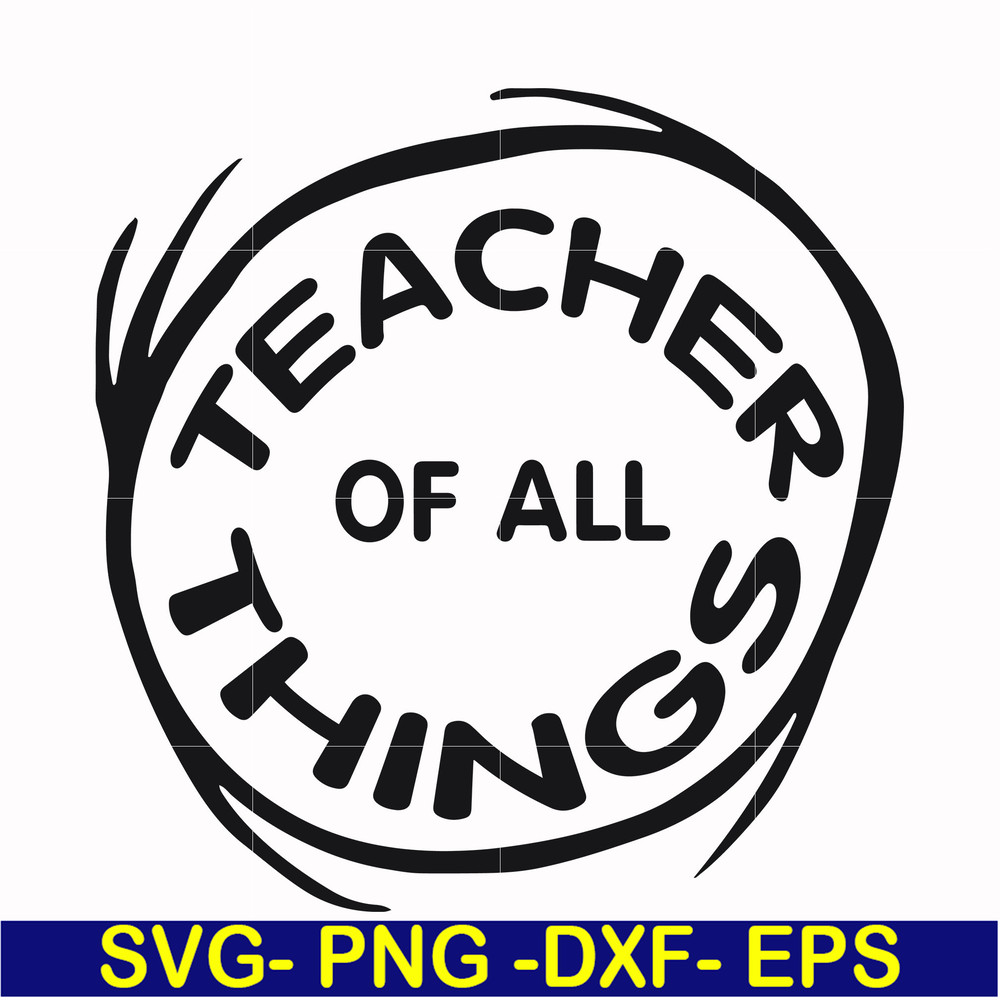 DR000161-Teacher of all things svg, png, dxf, eps file DR000161.jpg