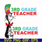 DR00033-3rd grade teacher svg, png, dxf, eps file DR00033.jpg
