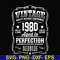 FN000284-Vintage quality without compromise 1980 aged to perfection a hundred percent authentic svg, png, dxf, eps file FN000284.jpg