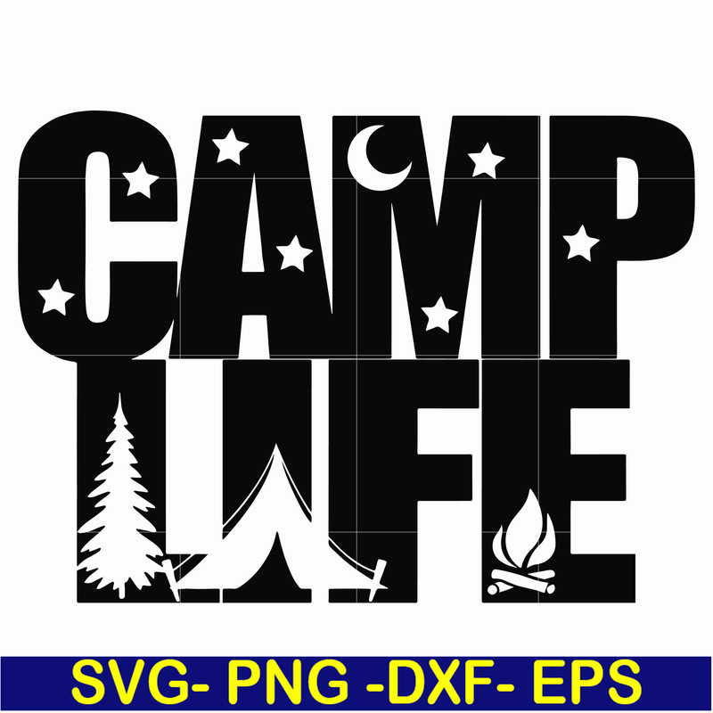 FN000304-Camplife svg, png, dxf, eps file FN000304.jpg