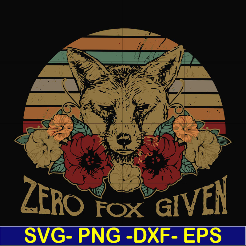 FN000349-Zero fox given svg, png, dxf, eps file FN000349.jpg