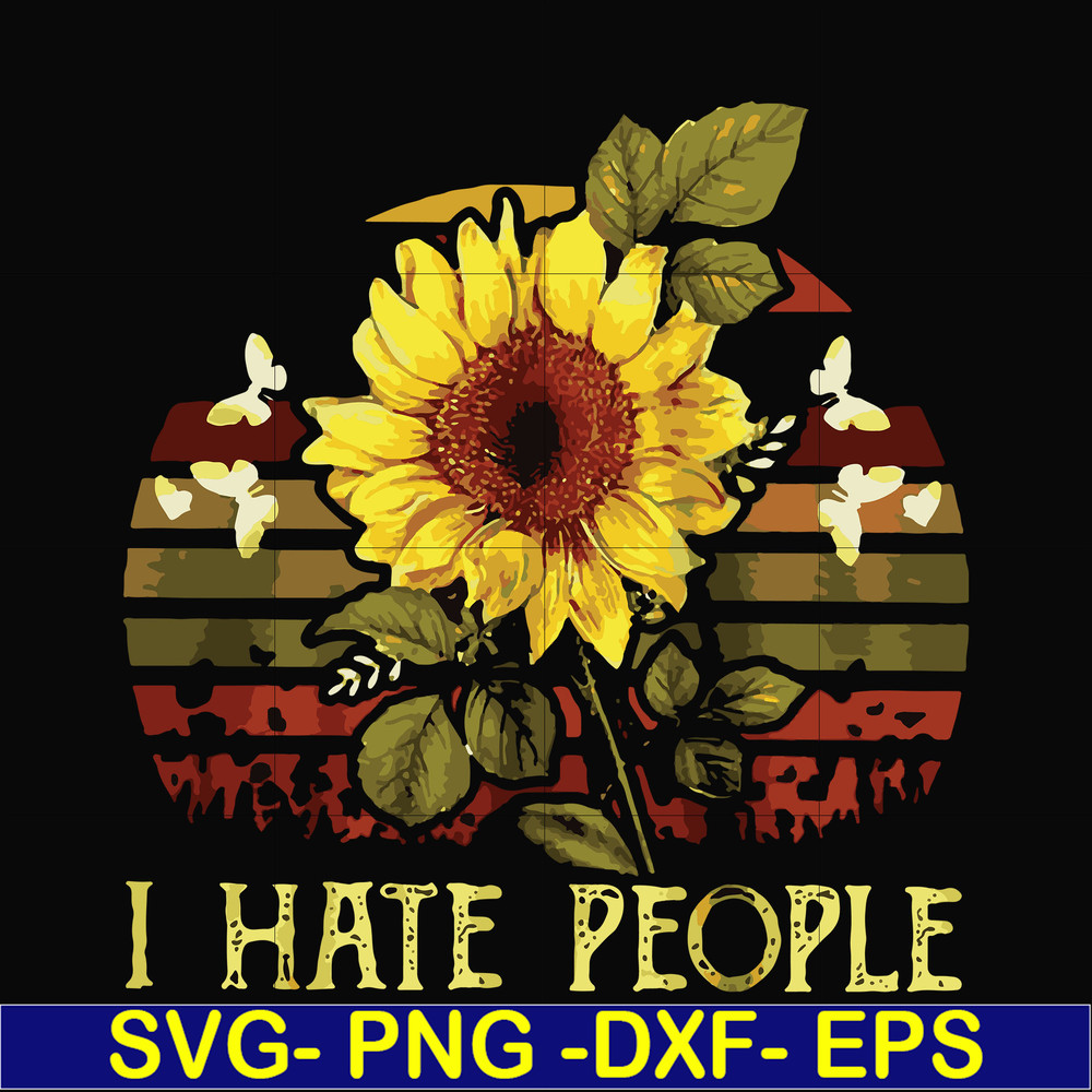 FN000565-I hate people svg, png, dxf, eps file FN000565.jpg