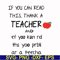 FN00061-If you can read this thank a teacher svg, png, dxf, eps file FN00061.jpg