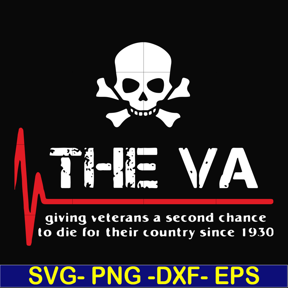 FN00093-The VA giving veterans a second chance svg, png, dxf, eps file FN00093.jpg
