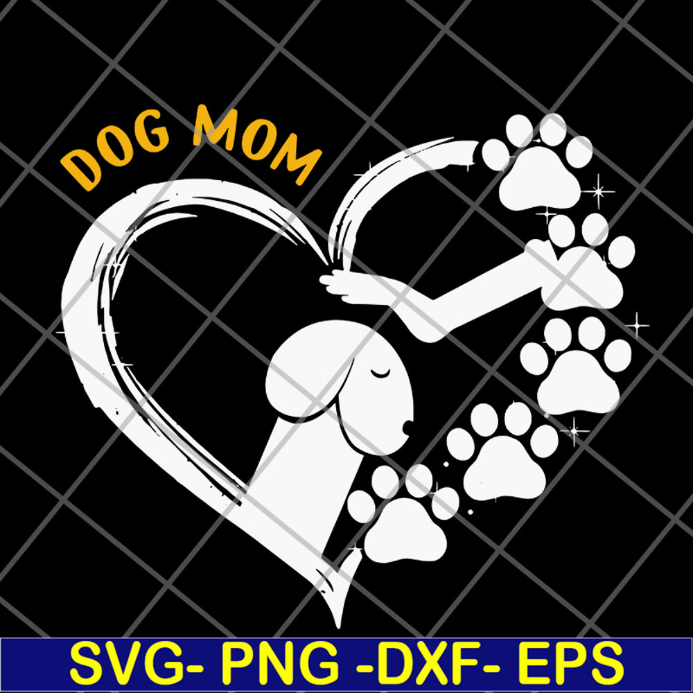 FN11062105-Dog mom paw heart funny svg, png, dxf, eps digital file FN11062105.jpg