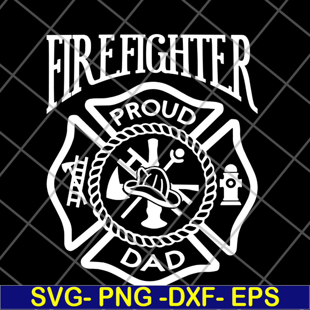 FTD03062105-Firefighter DAD svg, png, dxf, eps digital file FTD03062105.jpg