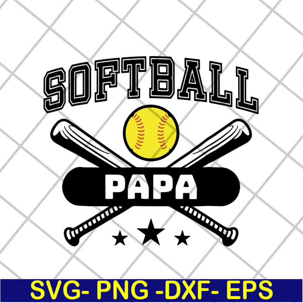 FTD06052135-softball papa svg, png, dxf, eps digital file FTD06052135.jpg