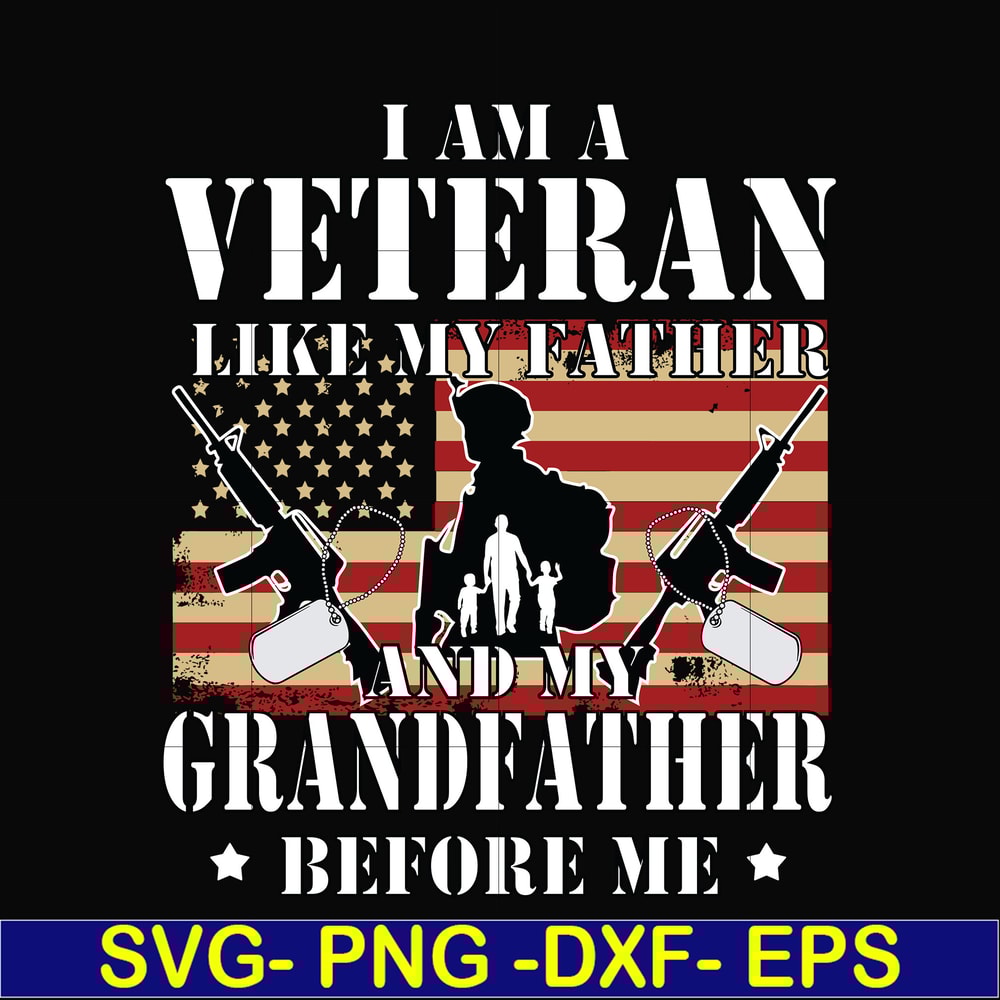 FTD118-I am a veteran svg, png, dxf, eps, digital file FTD118.jpg