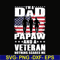 FTD125-I'm a dad pawpaw and a veteran svg, png, dxf, eps, digital file FTD125.jpg