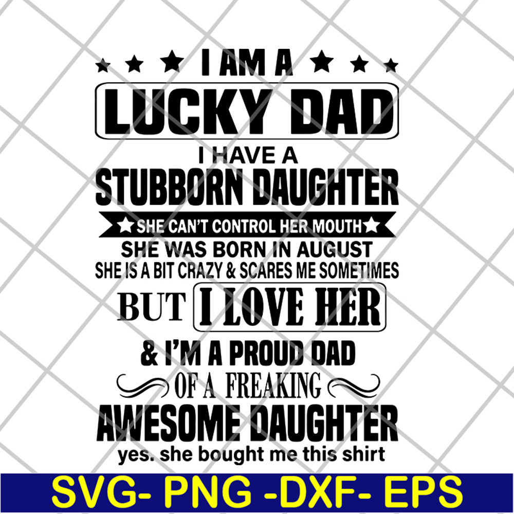 FTD28052121-I am lucky dad svg, png, dxf, eps digital file FTD28052121.jpg