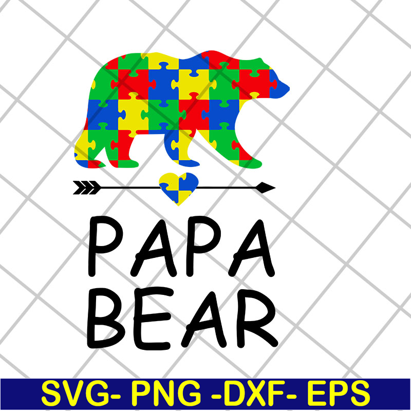 FTD29042113-Papa bear svg, Fathers day svg, png, dxf, eps digital file FTD29042113.jpg
