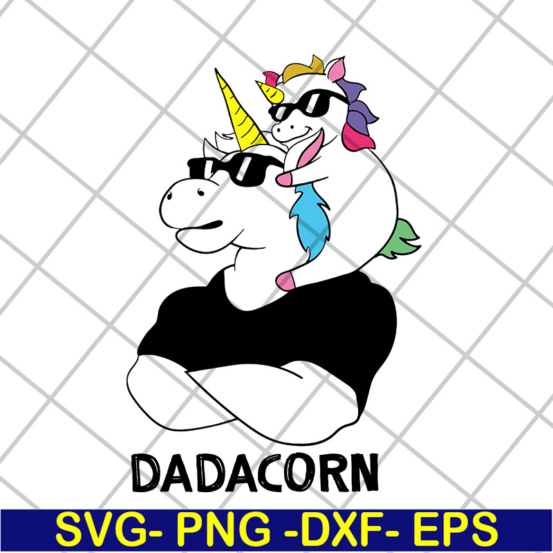 FTD29042131-Dadacorn svg, Fathers day svg, png, dxf, eps digital file FTD29042131.jpg