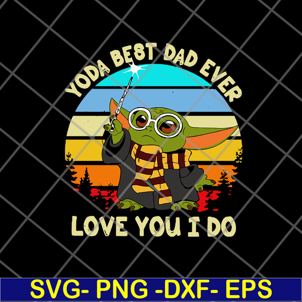 FTD29052138- Star wars baby yoda best dad ever svg, png, dxf, eps digital file FTD29052138.jpg