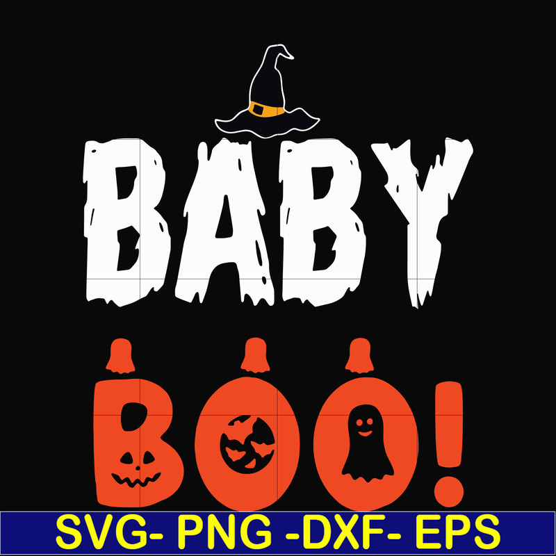 HLW0083-Baby boo! svg, png, dxf, eps digital file HLW0083.jpg