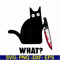 HLW0108-cat with knife svg, png, dxf, eps digital file HLW0108.jpg