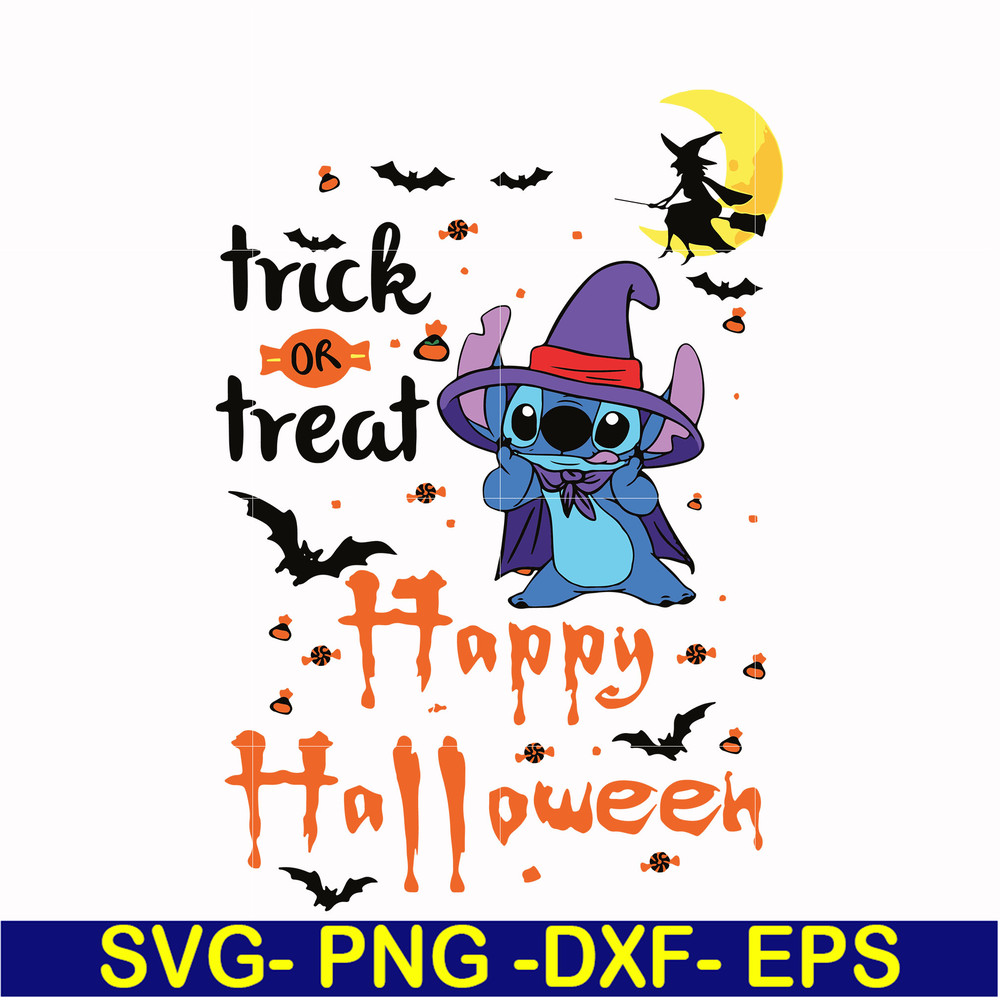 HLW1707205-Trick or treat svg, happy halloween svg, png, dxf, eps digital file HLW1707205.jpg
