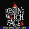 HLW24072020-Resting witch face svg, halloween svg, png, dxf, eps digital file HLW24072020.jpg