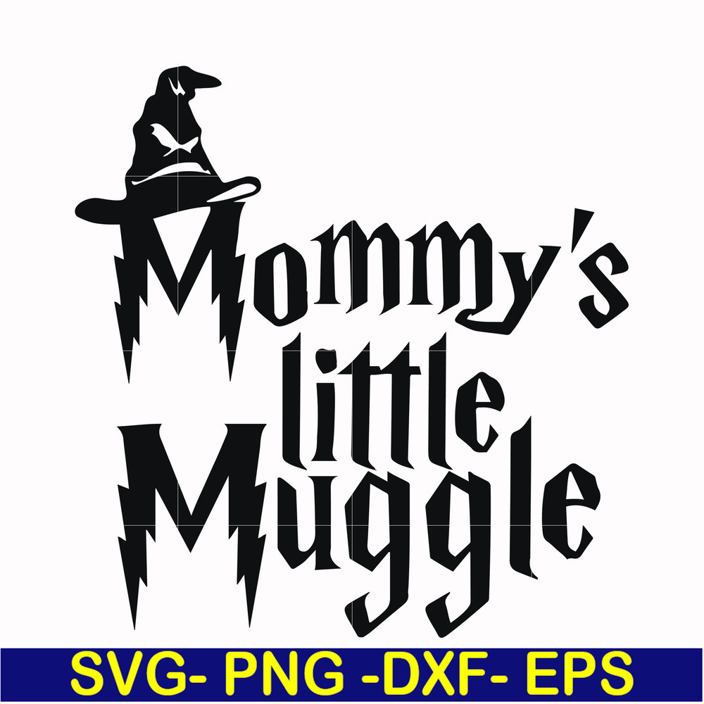 HRPT00013-Mommy's little muggle svg, png, dxf, eps file HRPT00013.jpg