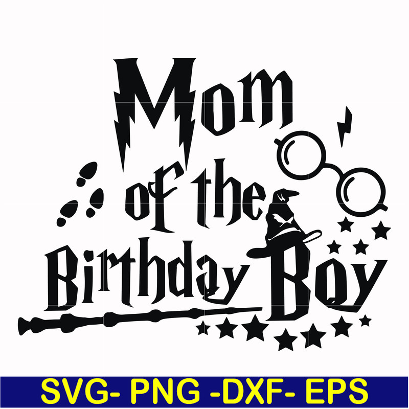 HRPT00017-Mom of the birthday boy svg, png, dxf, eps file HRPT00017.jpg