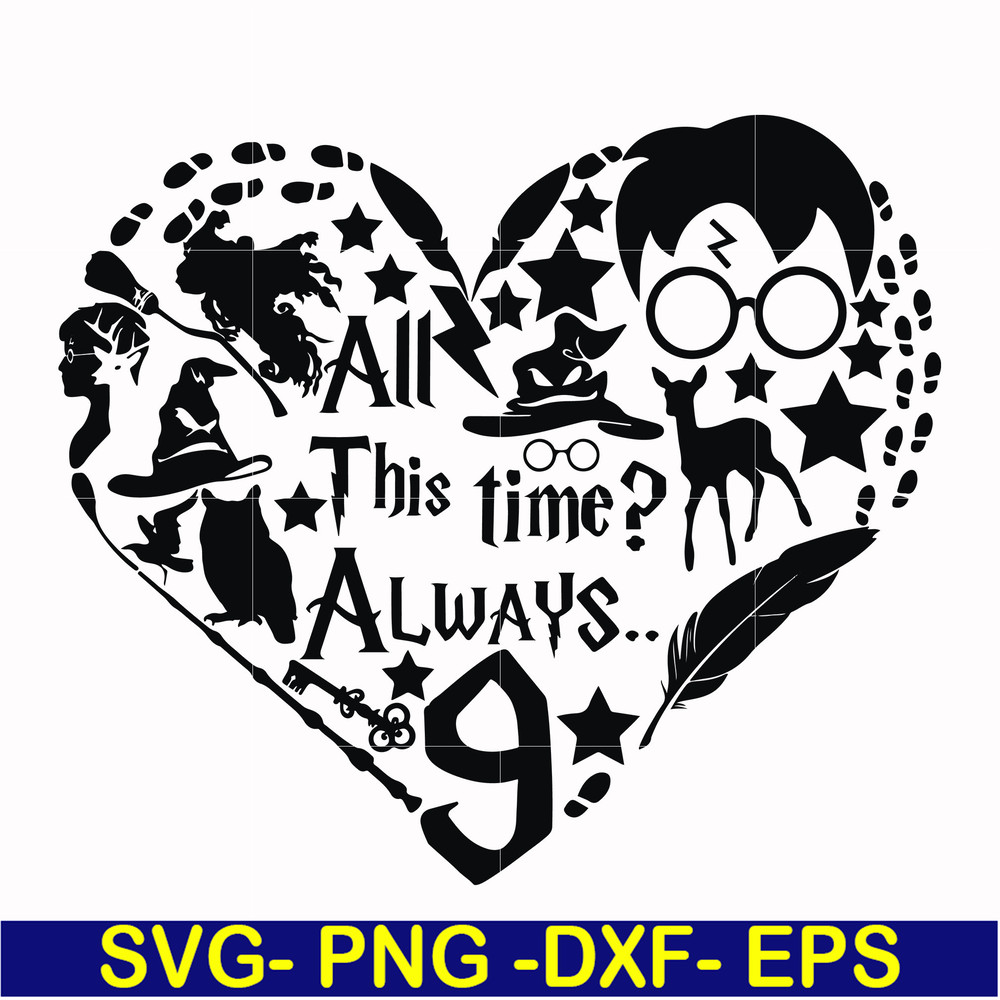 HRPT00035-All this time always svg, png, dxf, eps file HRPT00035.jpg