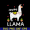 MTD02042123-Mama llama svg, Mother's day svg, eps, png, dxf digital file MTD02042123.jpg