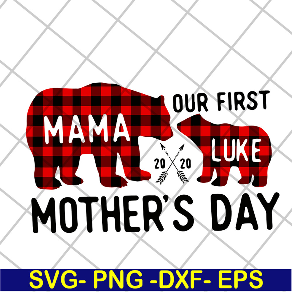 MTD04042113-Mama our first svg, Mother's day svg, eps, png, dxf digital file MTD04042113.jpg