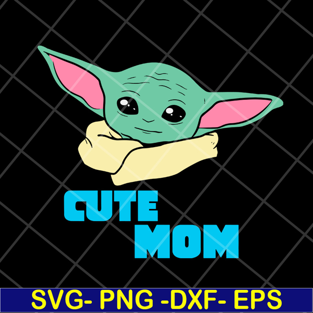 MTD04042124-Cute mom svg, baby yoda svg, Mother's day svg, eps, png, dxf digital file MTD04042124.jpg
