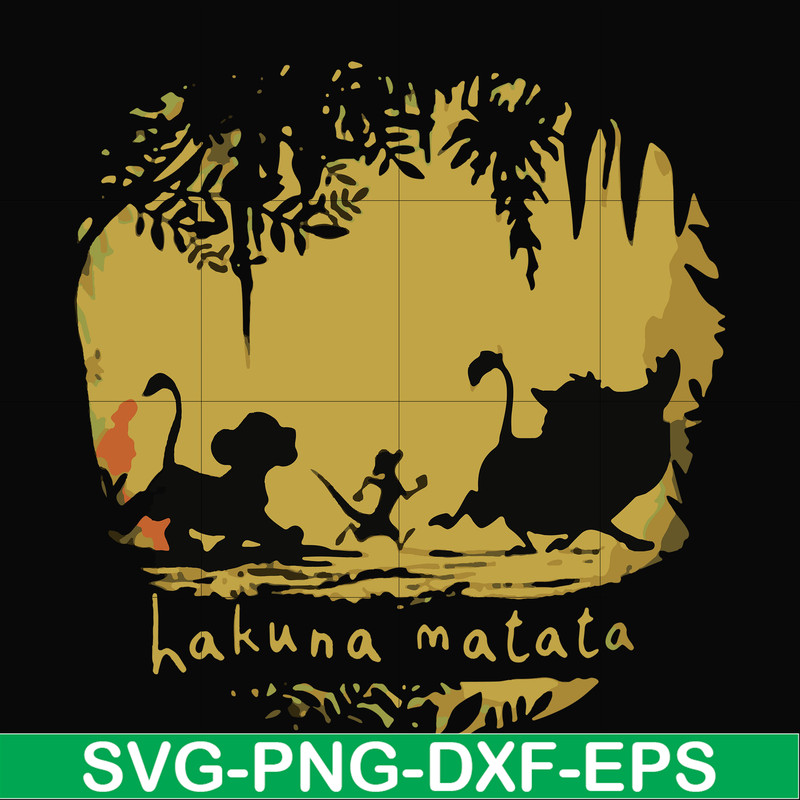 FN000159-Hakuna Matata svg, png, dxf, eps file FN000159.jpg