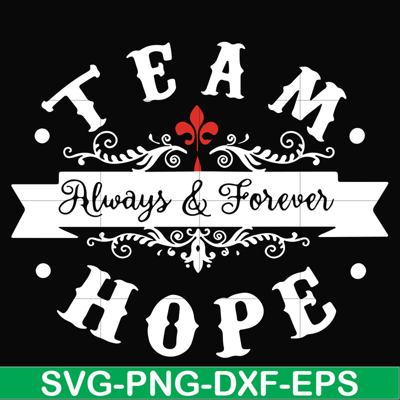 FN000520-Team always & Forever hope svg, png, dxf, eps file FN000520.jpg