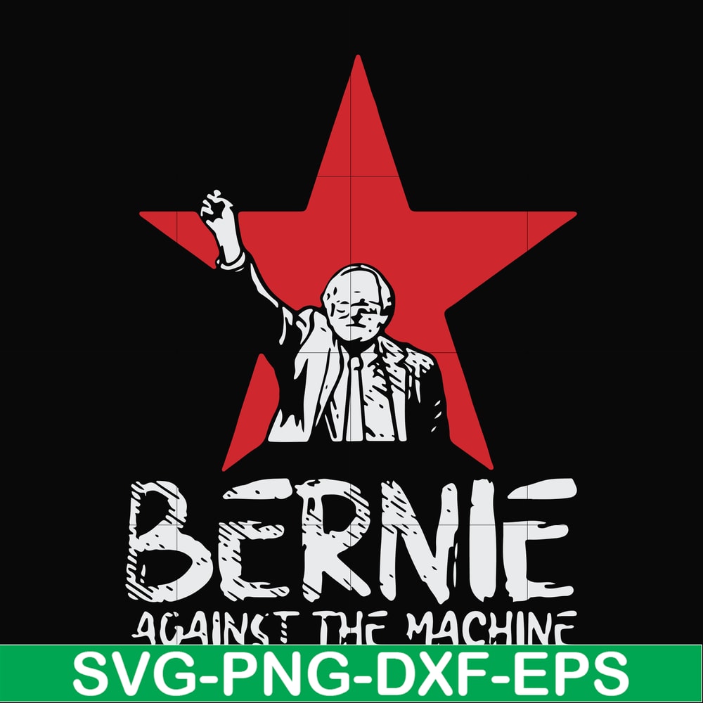 FN000975-Bernie against the machine svg, png, dxf, eps file FN000975.jpg