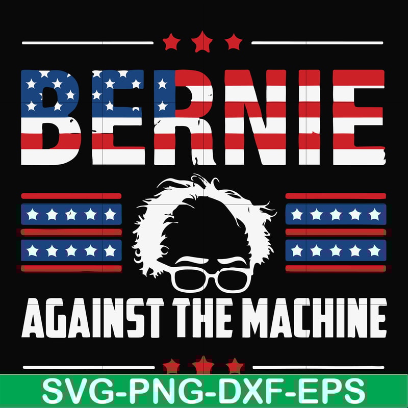 FN000976-Bernie against the machine svg, png, dxf, eps file FN000976.jpg