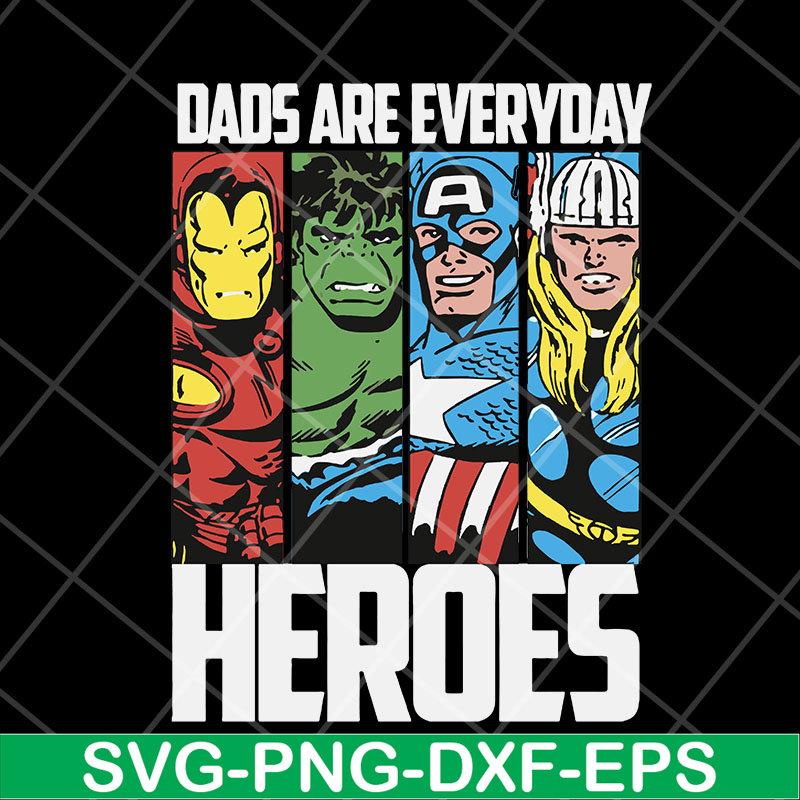 FTD29042102-Dad are everyday heroes svg, Fathers day svg, png, dxf, eps digital file FTD29042102.jpg