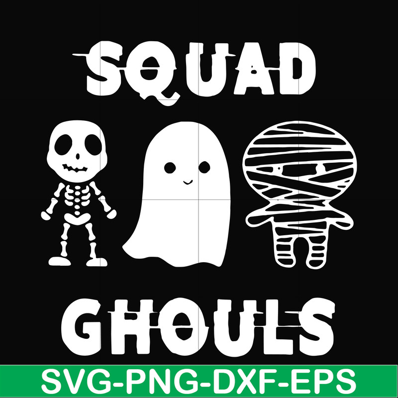 HLW0030-Squad ghouls svg, halloween svg, png, dxf, eps, digital file HLW0030.jpg