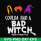 HLW0118-coulda had a bad witch svg, png, dxf, eps digital file HLW0118.jpg