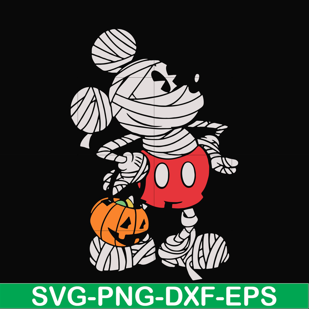 HLW0131-Mickey mouse halloween mummy svg, png, dxf, eps digital file HLW0131.jpg