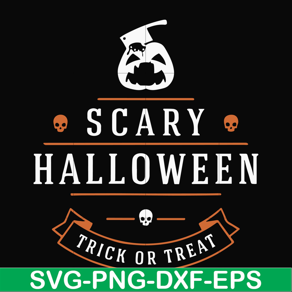 HLW17072013-Scary halloween trick or treat svg, png, dxf, eps digital file HLW17072013.jpg