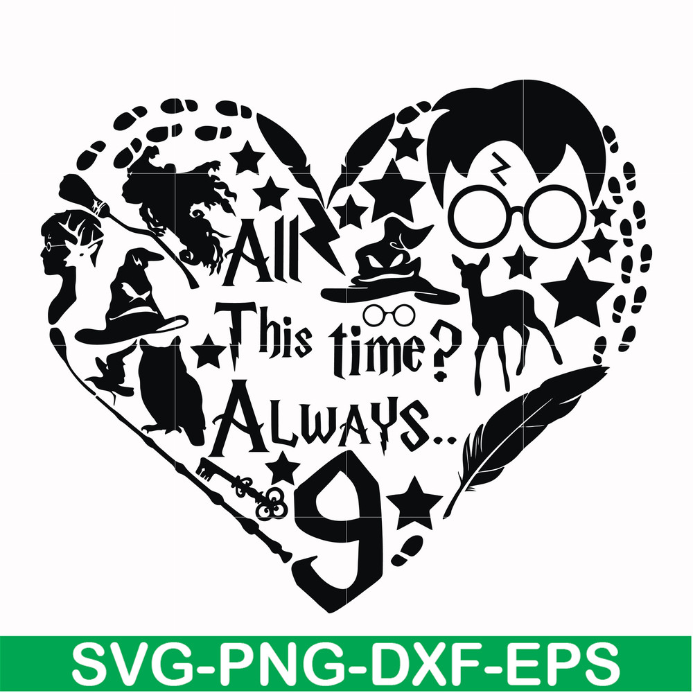 HRPT00035-All this time always svg, png, dxf, eps file HRPT00035.jpg