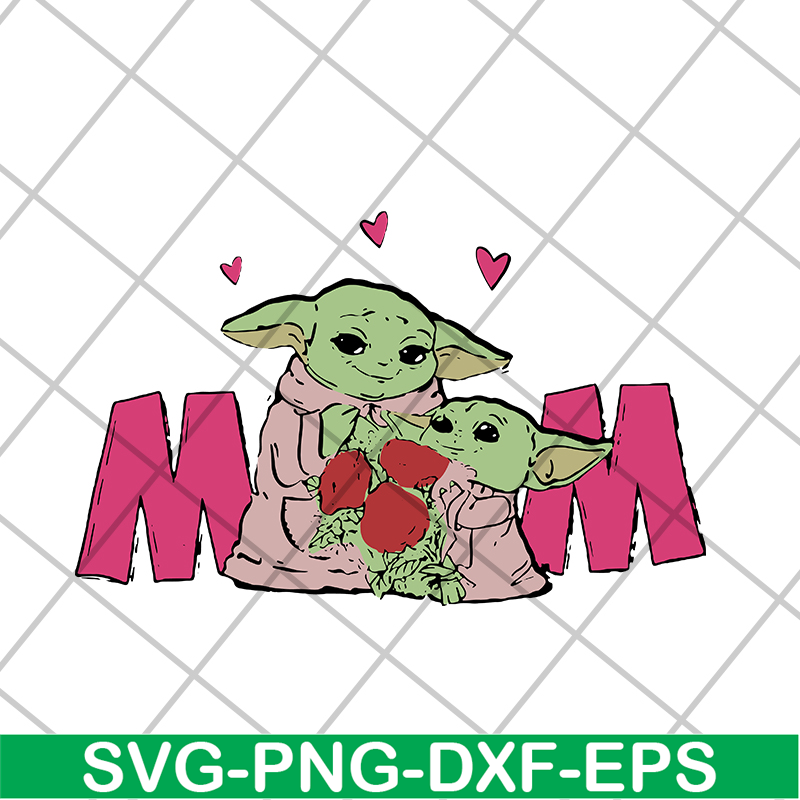 MTD20042103-Baby Yoda I love Mama Mother’s day 2021 svg, Mother's day svg, eps, png, dxf digital file MTD20042103.jpg