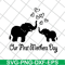 MTD23042133-Mothers Day Elephant svg, Mother's day svg, eps, png, dxf digital file MTD23042133.jpg