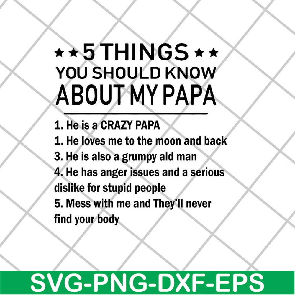 MTD27042115-5 thing you should know about my papa svg, Mother's day svg, eps, png, dxf digital file MTD27042115.jpg