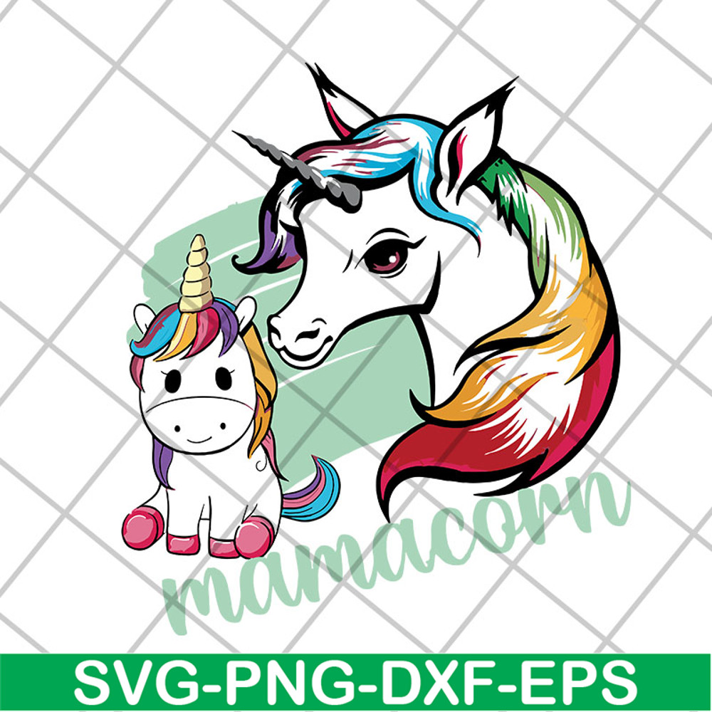 MTD27042116-Mamacorn svg, Mother's day svg, eps, png, dxf digital file MTD27042116.jpg