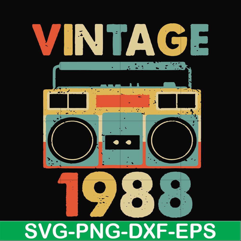 NBD0030-Vintage November 1988 svg, png, dxf, eps digital file NBD0030.jpg
