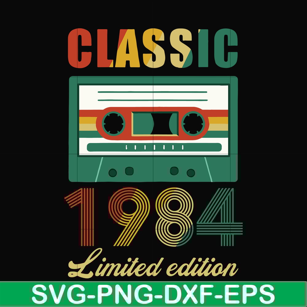 NBD0056-Classic 1984 limited edition svg, png, dxf, eps digital file NBD0056.jpg