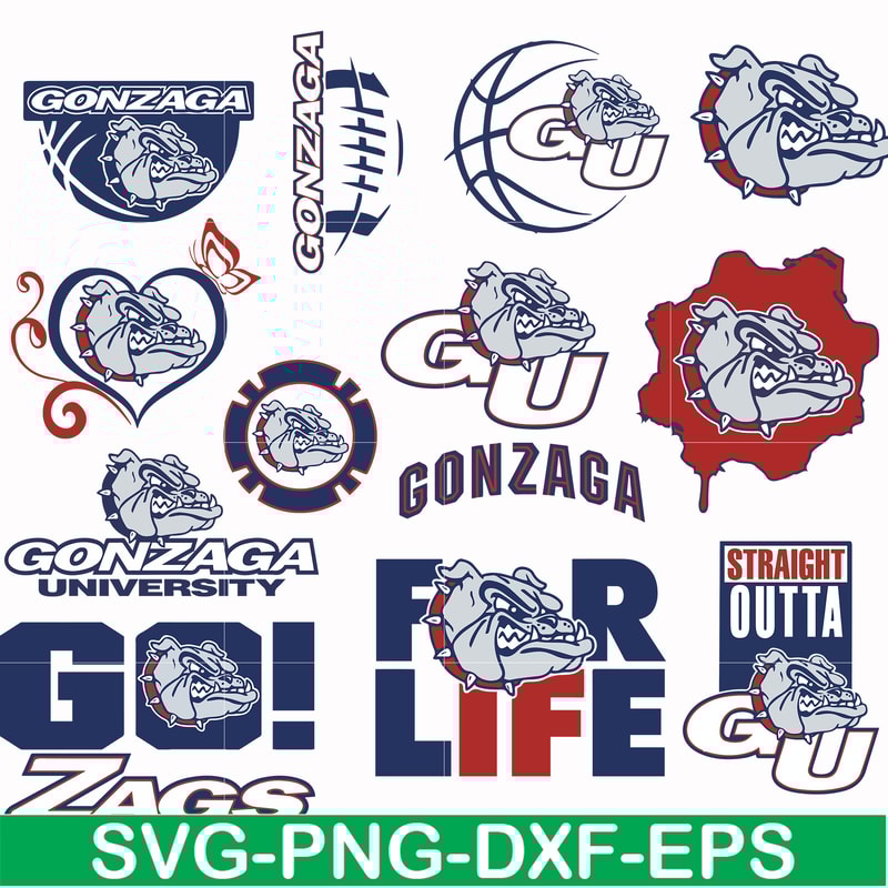 NCAA0000254-Gonzaga Bulldogs svg, png, dxf, eps file NCAA0000254.jpg