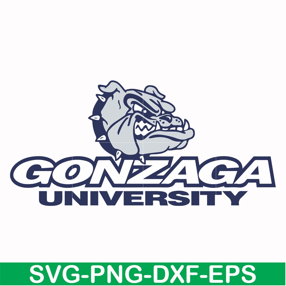 NCAA0000265-Gonzaga Bulldogs svg, png, dxf, eps file NCAA0000265.jpg